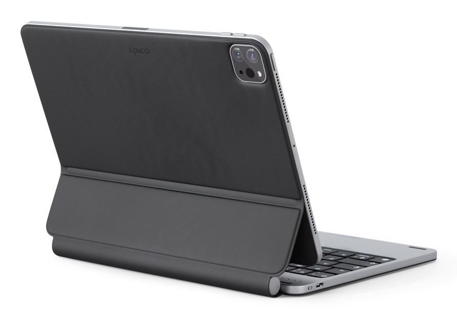 Epico Aluminium Keyboard Case iPad 10.9" Tasche Grau