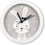 Hama Kinderuhr Maui, ohne Ticken, Tischuhr mit Weckfunktion, Ø 16 cm (00222201)