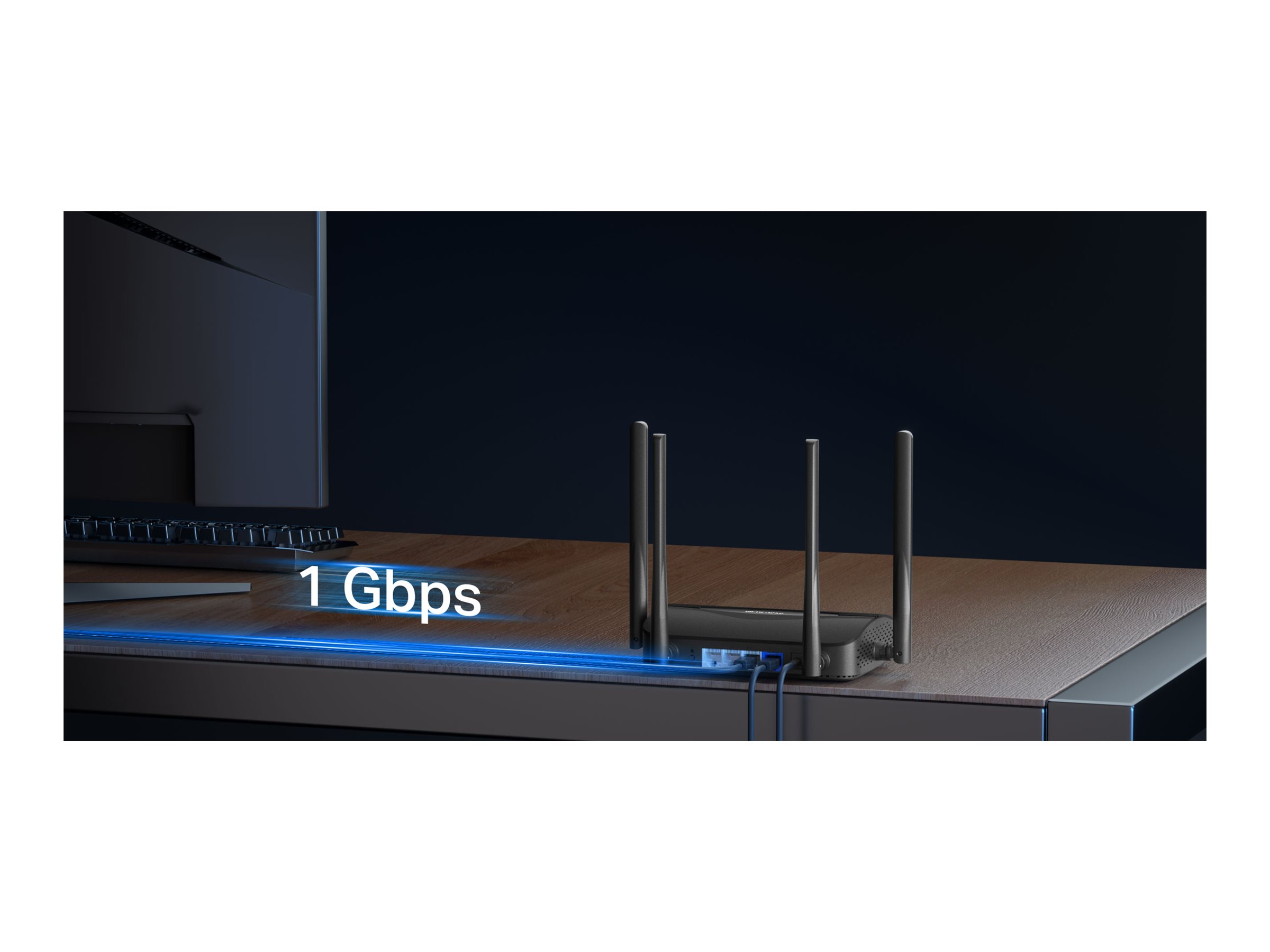 Mercusys MR25BE BE3600 Dual Band Wi-Fi 7 Router Schwarz