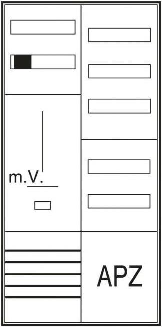 Komplett-Schrank EFH/3Pkt. 1Z 1V 1APZ HLAK S27ZA110 (S27ZA110)