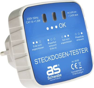 as - Schwabe 45100 Steckdosentester (45100)