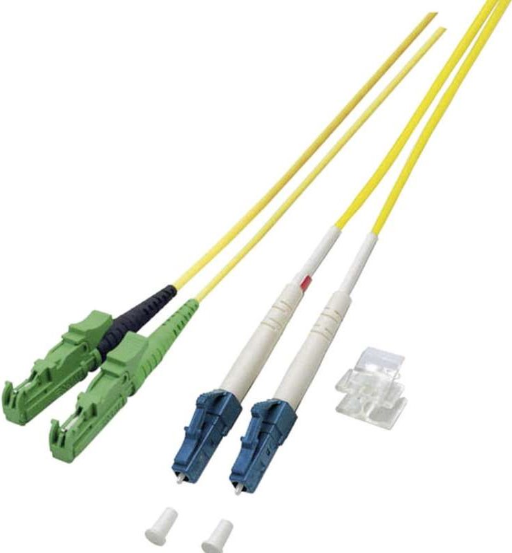 EFB Elektronik Glasfaser LWL Anschlusskabel [1x E2000®/APC 8°-Stecker - 1x LC-Stecker] 9/125µ Singlemode OS2 2 m EFB Elektronik (O0937.2)