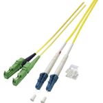EFB Elektronik Glasfaser LWL Anschlusskabel [1x E2000®/APC 8°-Stecker - 1x LC-Stecker] 9/125µ Singlemode OS2 2 m EFB Elektronik (O0937.2)