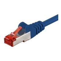 Wentronic Goobay CAT 6 Patchkabel, S/FTP (PiMF), Blau, 50 m - LSZH halogenfrei, Kupfer (68276)