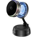 4smarts Qi2 25W MagSafe Ladegerät Kühlung, RGB 360 Halter grau (541762)