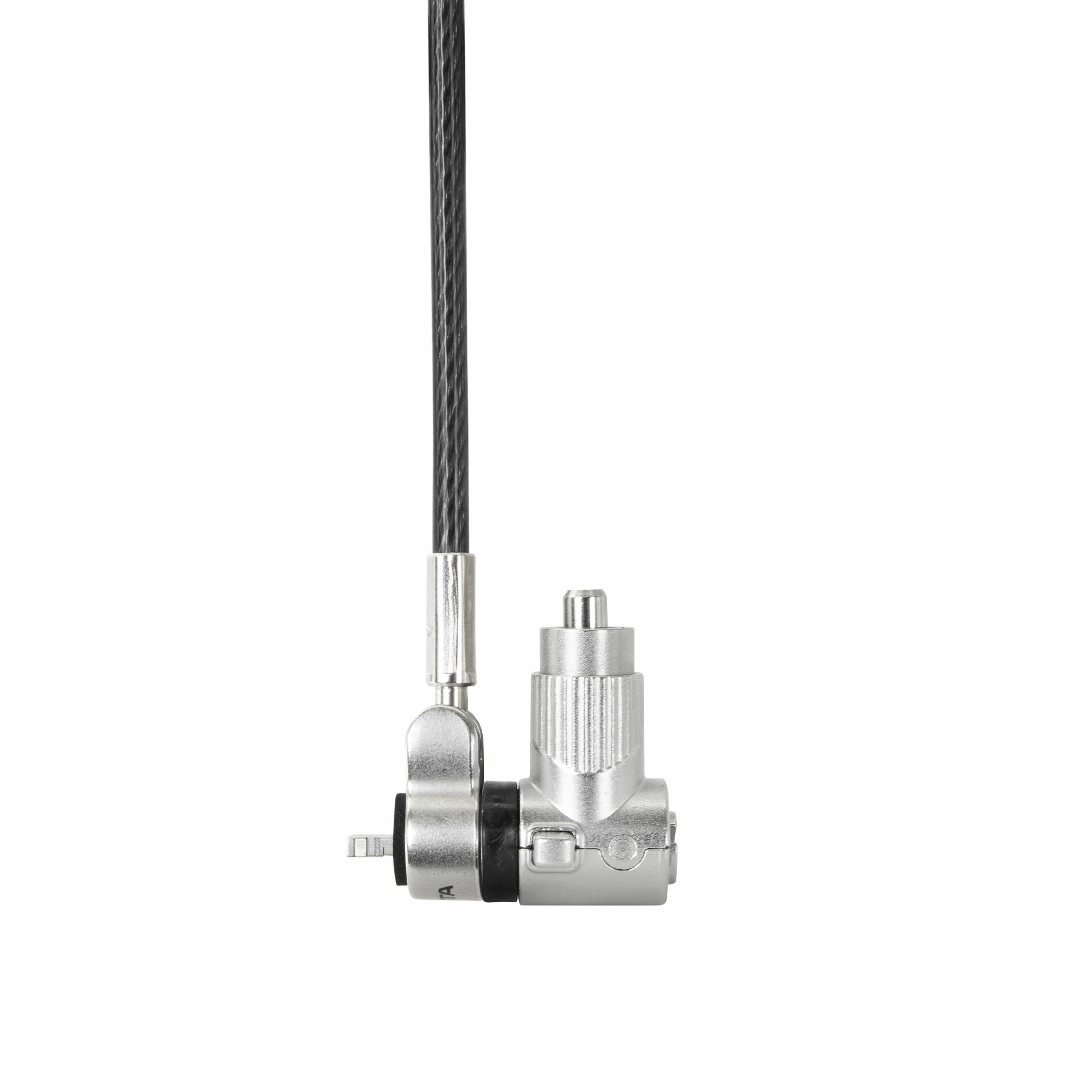 DICOTA Sicherheitskabelschloss Universal Mini 30 cm Silber