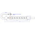 Bachmann Steckdosenleiste PRIMO2 6xCEE7/3 350.012 (350.012)