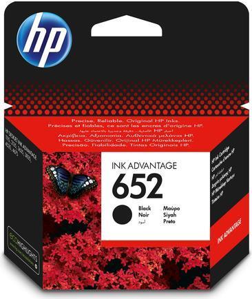 HP 652 - Dye-Based Black - Original - Ink Advantage - Tintenpatrone - für Deskjet Ink Advantage 2136, Ink Advantage 3636, Ink Advantage 4535, Ink Advantage 4675