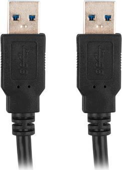 Lanberg CA-USBA-30CU-0018-BK USB Kabel 1,8 m USB 3.2 Gen 1 (3.1 Gen 1) Schwarz (CA-USBA-30CU-0018-BK)