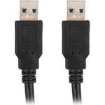 Lanberg CA-USBA-30CU-0018-BK USB Kabel 1,8 m USB 3.2 Gen 1 (3.1 Gen 1) Schwarz (CA-USBA-30CU-0018-BK)
