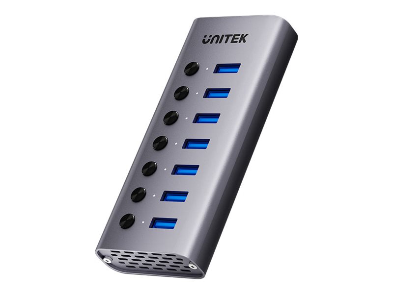Unitek H1314A 7-in-1 USB 3.0 Hub Space-grau