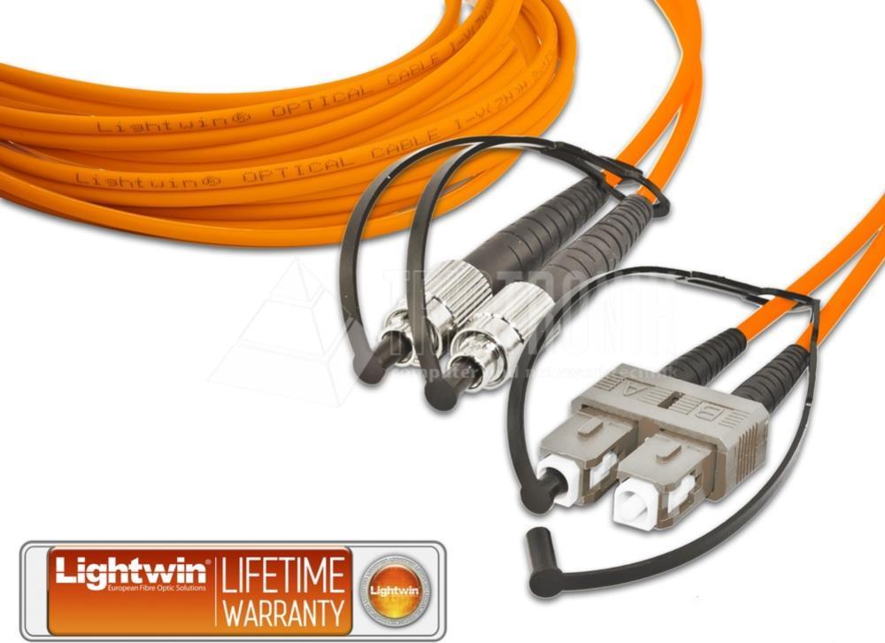 Lightwin LDP-50 FC-SC 5.0 Glasfaserkabel 5 m Orange (LDP-50 FC-SC 5.0)