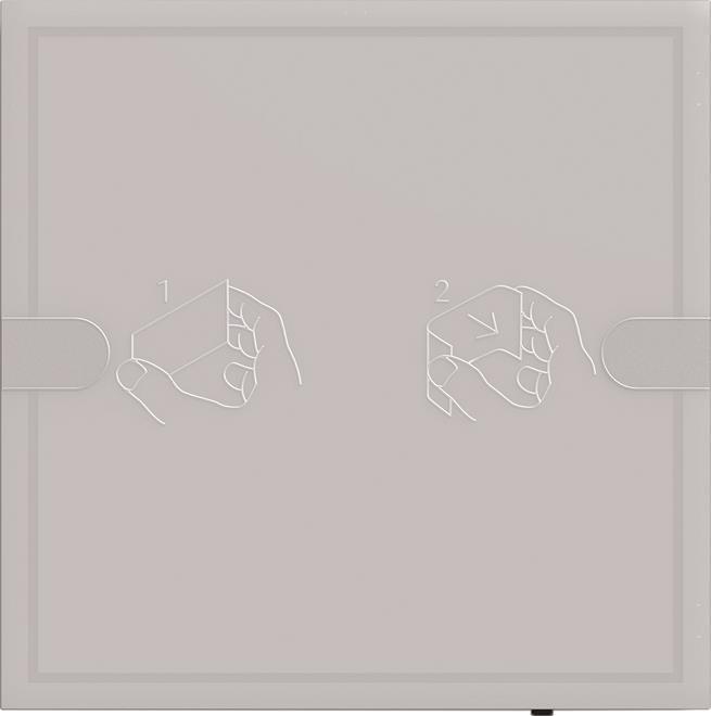 Gira KNX Tastsensor 4 Komf. 1f TS4 anthr. 5001028 (5001028)