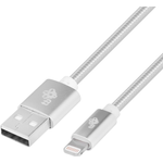 TB Lightning - USB-Kabel 1,5 m. Silber MFi (AKTBXKUAMFIW15S)