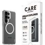 CARE Urban Explorer Case Clear w. White Qi Galaxy S26 Ultra (CR33544)