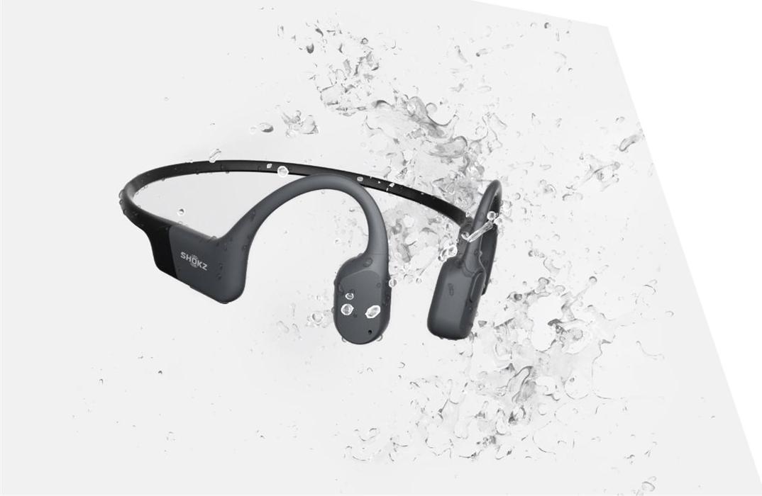 Shokz OpenRun Kabellose Bluetooth-Kopfhörer USB-C Schwarz