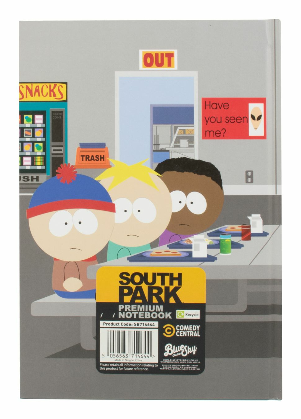 Thumbs Up Notizbuch A5 – South Park 120 Blätter Mehrfarbig