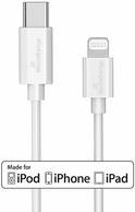 MediaRange MRCS215 USB Kabel USB 2.0 1 m USB C USB C/Lightning Weiß (MRCS215)