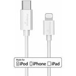 MediaRange MRCS215 USB Kabel USB 2.0 1 m USB C USB C/Lightning Weiß (MRCS215)