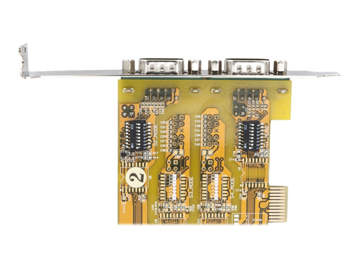 Exsys EX-45032 PCIe x1 Seriell RS-232/422/485 Silber