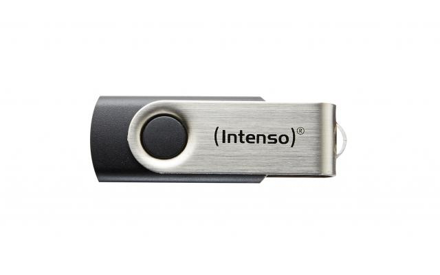 Intenso Basic Line 64 GB USB 2.0 Schwarz, Silber