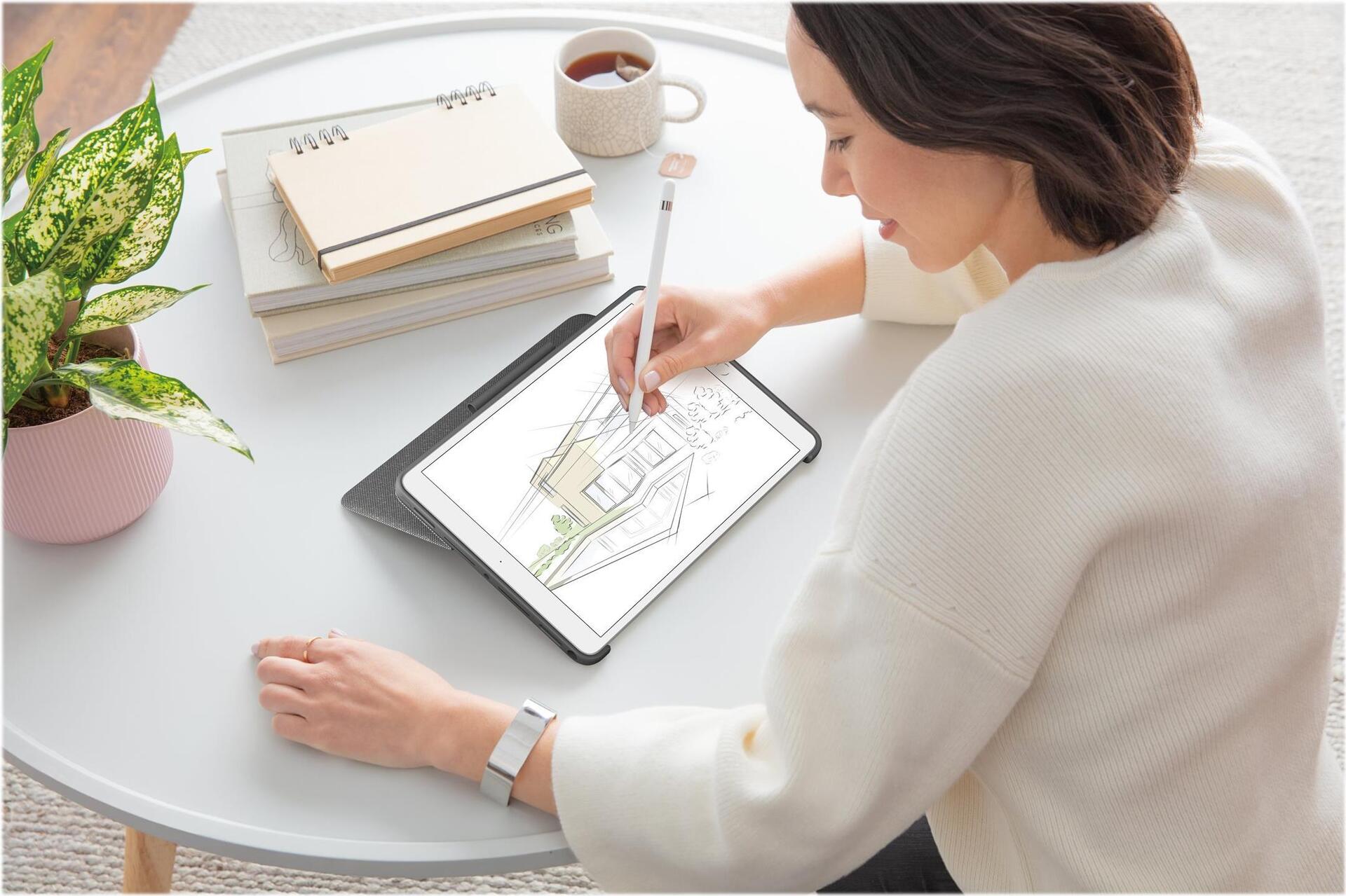 Logitech Combo Touch Tastatur und Foliohülle mit Trackpad für iPad Pro 13" (2024) QWERTZ Smart Connector Graphite