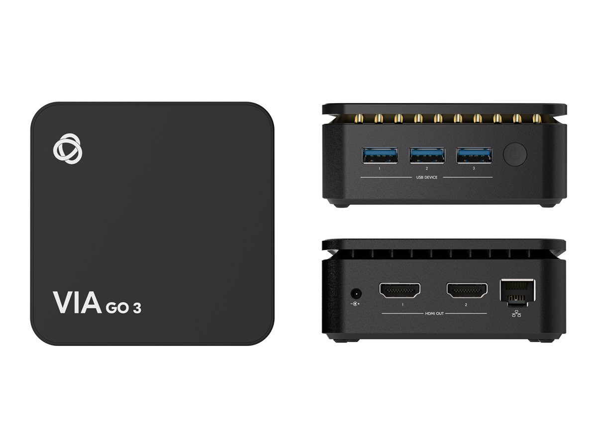 Kramer VIA GO3 Wireless 4K Präsentationssystem Schwarz