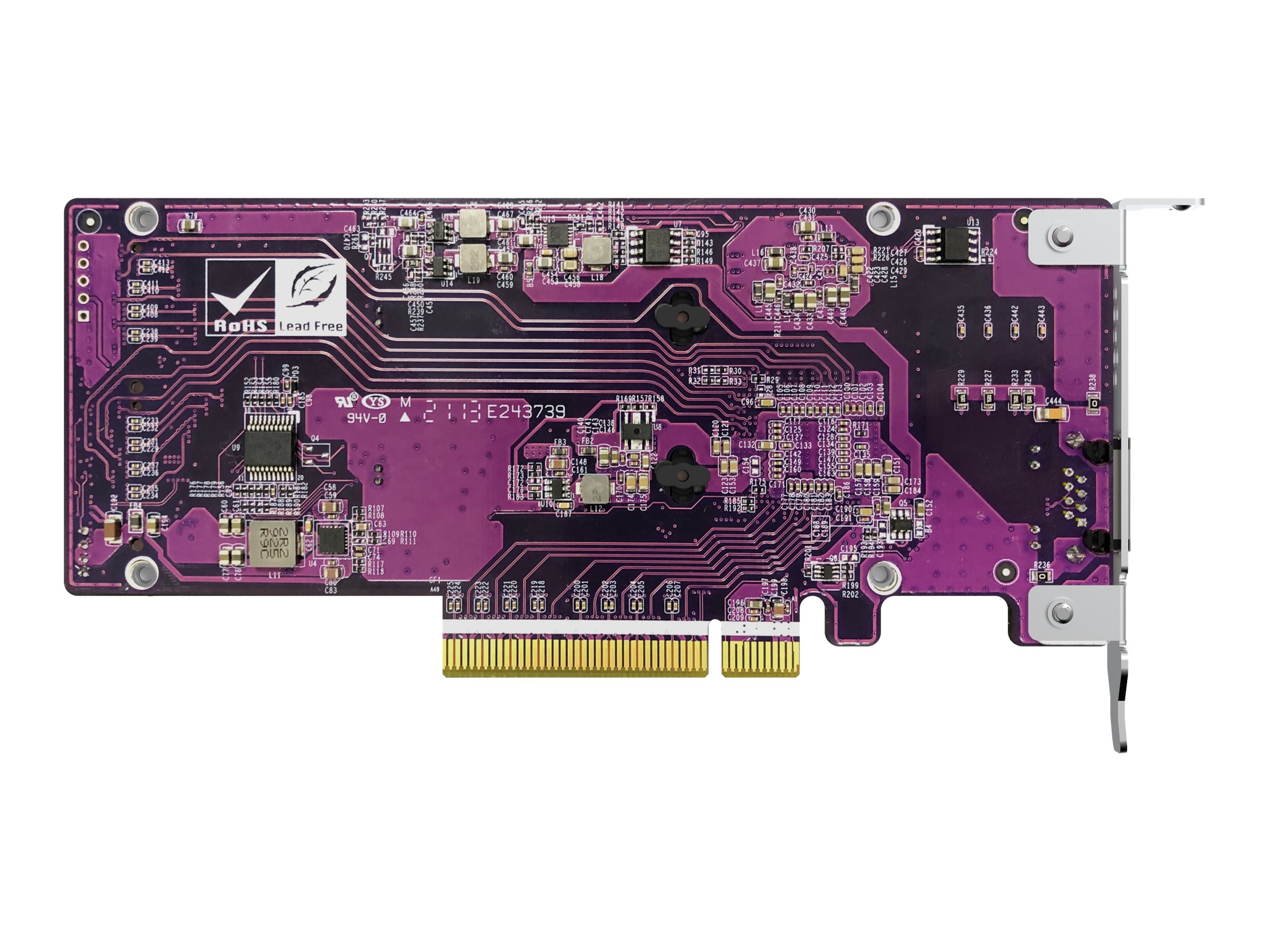 QNAP QM2 QM2-2P10G1TB PCIe 3.0 x8 10GbE Silber