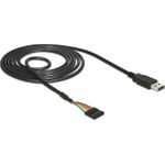 DeLock Converter USB2.0 > Serial-TTL 6 pin socket Pinheader 1,8 m (5 V) (83784)