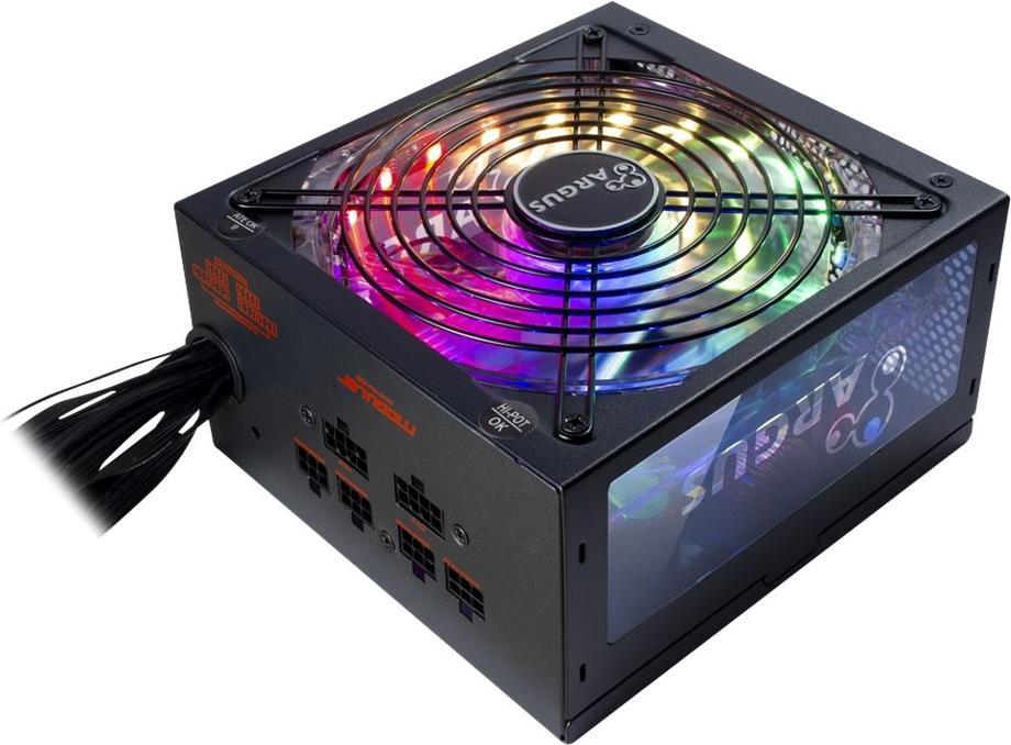 Inter-Tech Argus RGB-750W CM II Netzteil 20+4 pin ATX ATX Schwarz (88882174)