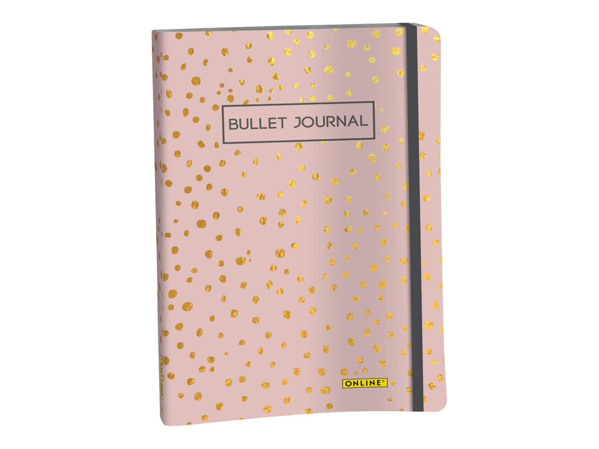ONLINE Bullet Journal Spotlights Rose Punktraster Notizbuch A5 96 Blatt Softcover Rosé