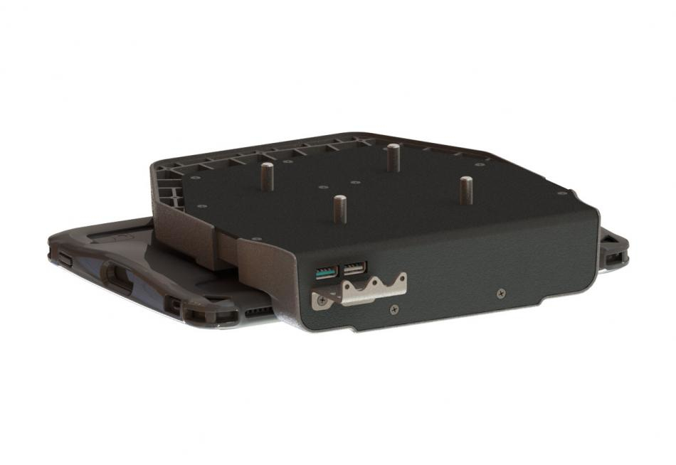 Gamber-Johnson 7160-1807-00 Dockingstation für Zebra ET4X 10" Schwarz
