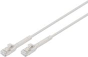 DIGITUS CAT 6A F-FTP abwinkelbares Patchkabel, Kupfer, 3 m,  grau (DK-1632-A-030B)