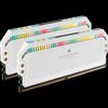 CORSAIR Dominator Platinum RGB - DDR5 - Kit - 64GB: 2 x 32GB - DIMM 288-PIN - 5200 MHz / PC5-41600 - CL40 weiß (CMT64GX5M2B5200C40W)