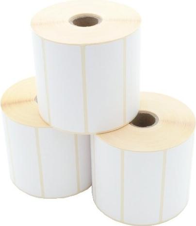ARTDEV Etikettenrolle - Thermotransfer, 90 x 36mm, D105mm, Kern 25, 1500 Etiketten/Rolle, permanent (ETP 090-036 K25 D105)