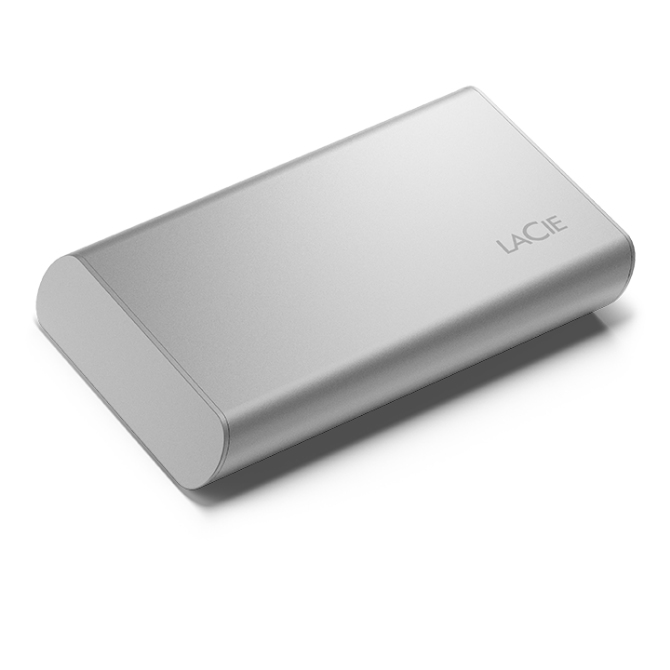 LaCie Portable SSD STKS500400 500 GB SSD Mondsilber