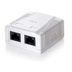 RJ45 Dose equip 2xRJ45 UTP C6 (235212)