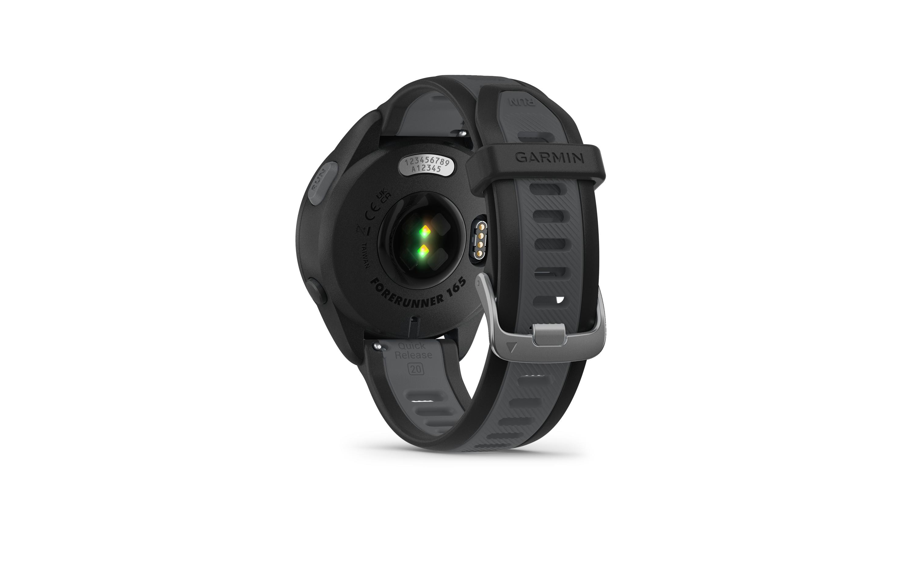 Garmin Forerunner 165 1.2" AMOLED Smartwatch Schwarz, Slate Gray