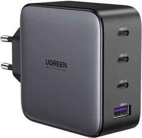 Ugreen 40747 GaN-Netzteil 100 W 3x USB-C USB-A Schwarz