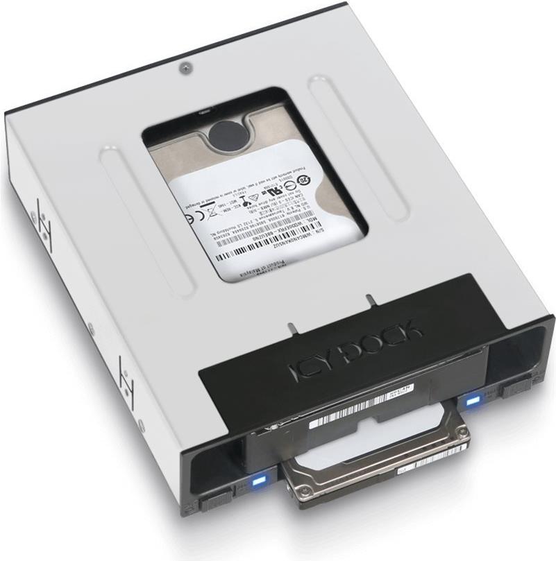 ICY DOCK flexiDOCK MB795SP-B 2.5" 3.5" SATA Gehäuse Schwarz