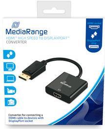 MediaRange MRCS177 Videokabel-Adapter 0,2 m DisplayPort HDMI Schwarz (MRCS177)