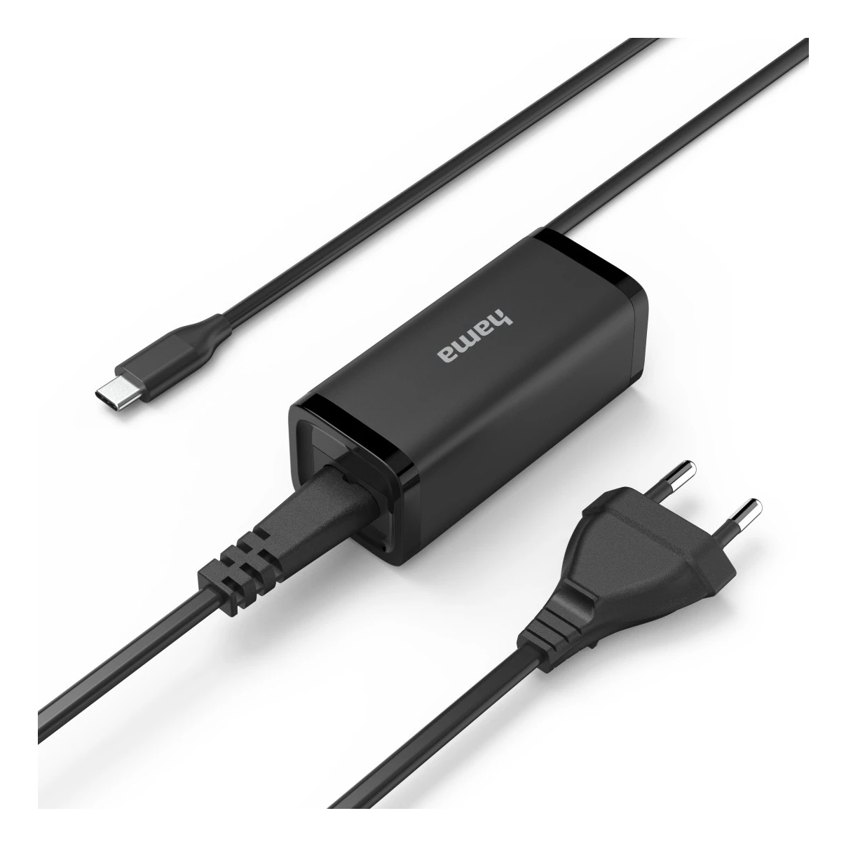Hama 00200023 Universal USB-C Notebook-Netzteil 65 W Schwarz