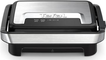 Tefal GC270D Inicio Compact Kontaktgrill 2-in-1 Panini & Grill 1000W schwarz/Edelstahl