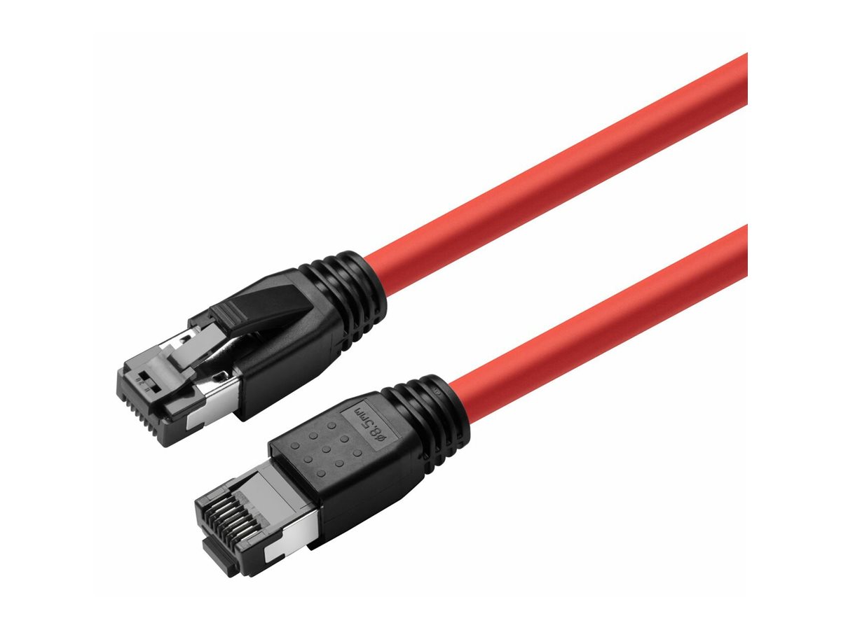 MicroConnect Patch-Kabel CAT 8.1 S/FTP 3 m RJ-45 Rot