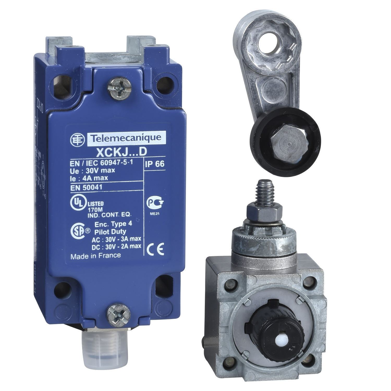 Schneider Electric XCKJ10513D Positionsschalter IP66 Blau