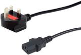 Equip IEC-Stromkabel UK-BS1363 -> C13 7.5m St/Bu schwarz (112303)