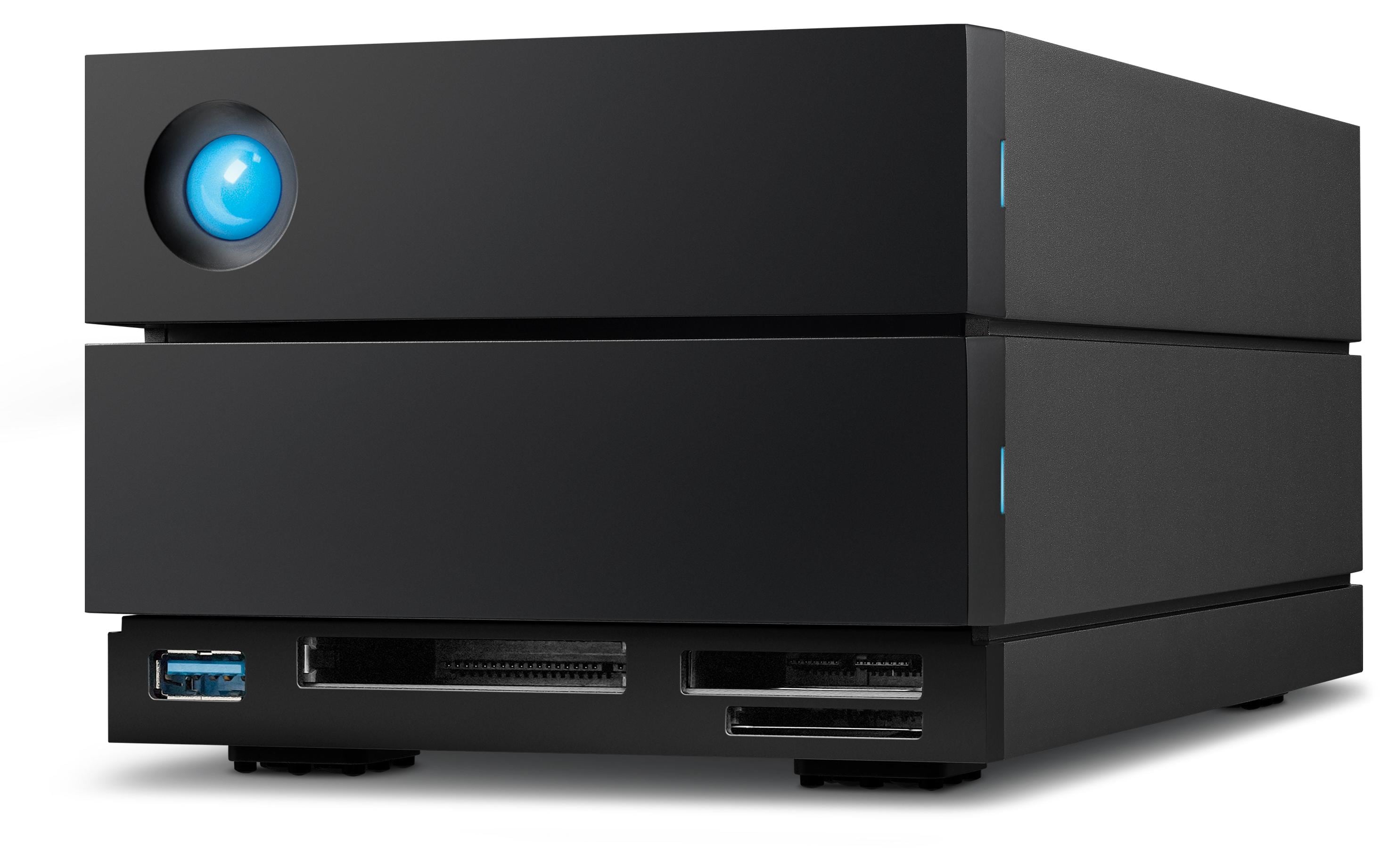 LaCie 2big Dock STLG40000400 40 TB Thunderbolt 4 Schwarz