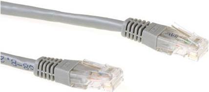 ACT UTP CAT6A 1.5m 1.5m Cat6a U/UTP (UTP) Grau Netzwerkkabel (IB3451)