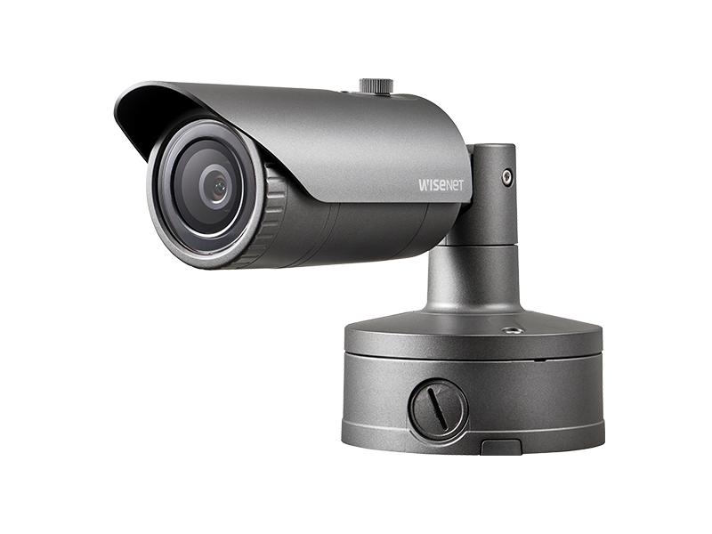 Hanwha Vision WiseNet X XNO-8020R 5MP Bullet Netzwerkkamera IR Grau