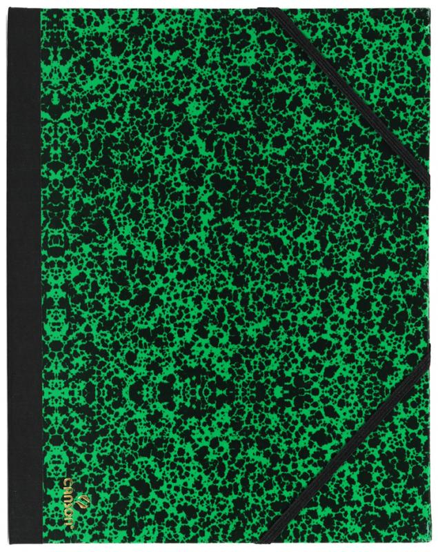 Canson Annonay Sammelmappe 260 x 330 mm Karton Schwarz, Grün